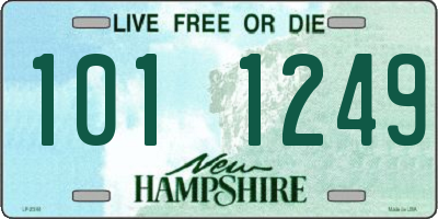 NH license plate 1011249