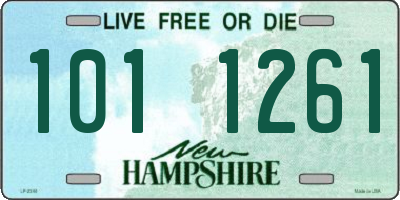 NH license plate 1011261