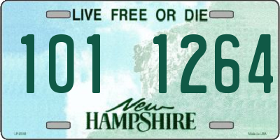 NH license plate 1011264