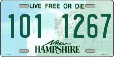 NH license plate 1011267