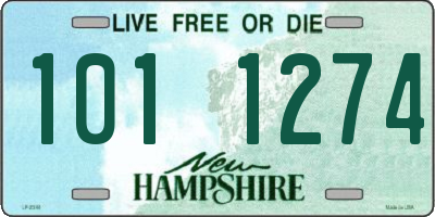 NH license plate 1011274