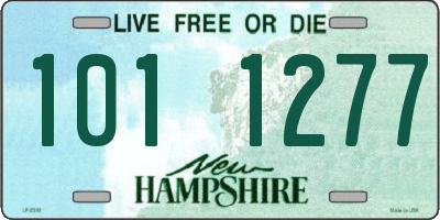 NH license plate 1011277