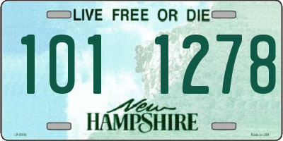 NH license plate 1011278