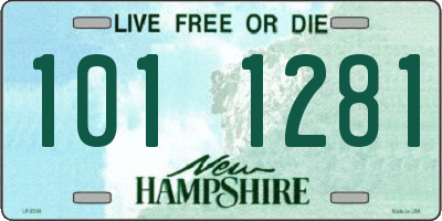 NH license plate 1011281