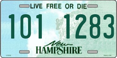 NH license plate 1011283