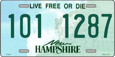 NH license plate 1011287