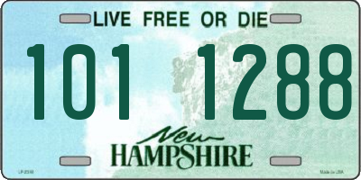 NH license plate 1011288