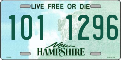 NH license plate 1011296