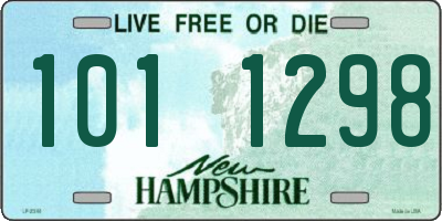 NH license plate 1011298