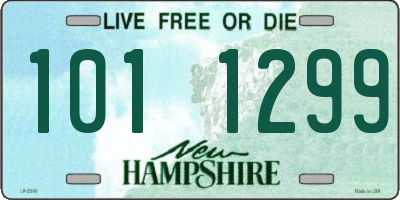 NH license plate 1011299