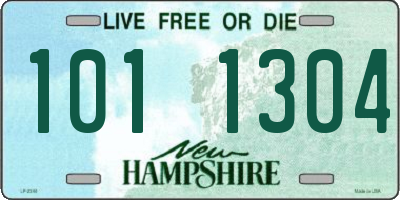 NH license plate 1011304