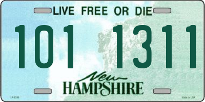 NH license plate 1011311