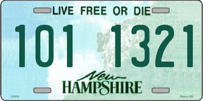 NH license plate 1011321