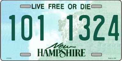 NH license plate 1011324