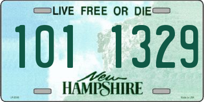 NH license plate 1011329