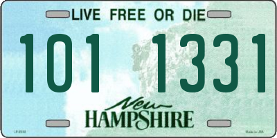 NH license plate 1011331