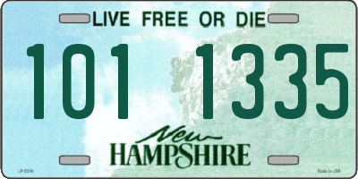 NH license plate 1011335