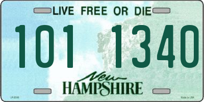 NH license plate 1011340