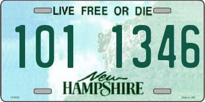 NH license plate 1011346