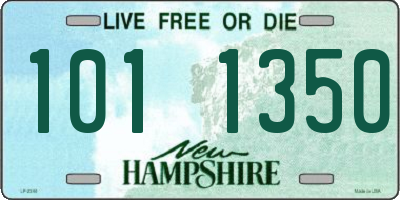 NH license plate 1011350