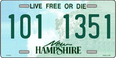 NH license plate 1011351