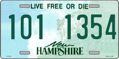 NH license plate 1011354