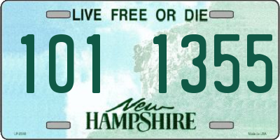 NH license plate 1011355