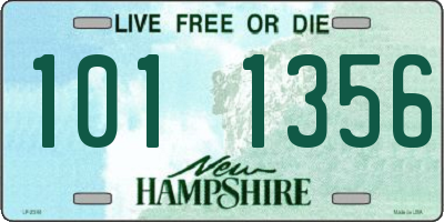 NH license plate 1011356