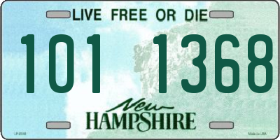 NH license plate 1011368