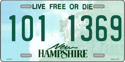 NH license plate 1011369