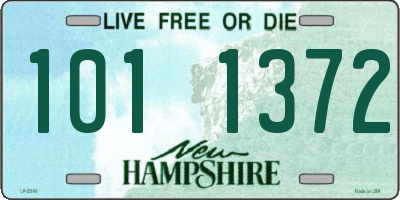 NH license plate 1011372