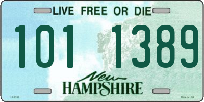 NH license plate 1011389