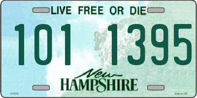 NH license plate 1011395