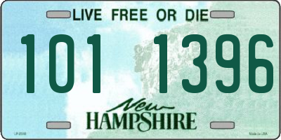 NH license plate 1011396