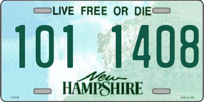 NH license plate 1011408