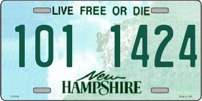 NH license plate 1011424