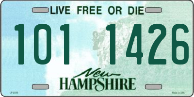 NH license plate 1011426