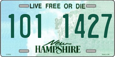 NH license plate 1011427