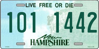 NH license plate 1011442