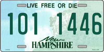 NH license plate 1011446