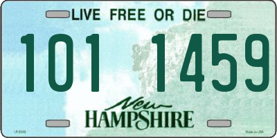 NH license plate 1011459