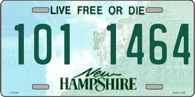 NH license plate 1011464