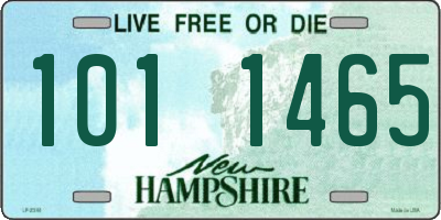 NH license plate 1011465