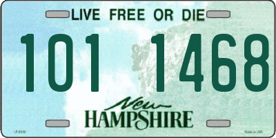 NH license plate 1011468