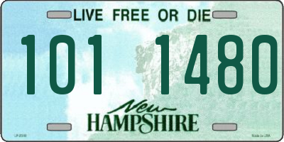 NH license plate 1011480