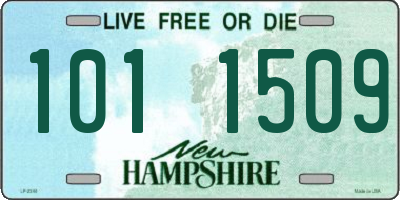 NH license plate 1011509