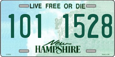 NH license plate 1011528