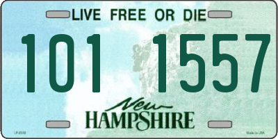 NH license plate 1011557