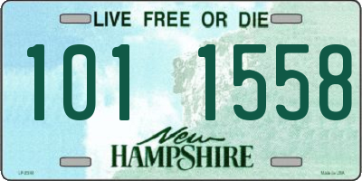 NH license plate 1011558