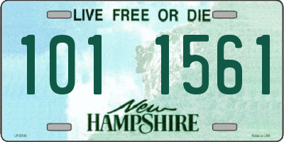 NH license plate 1011561